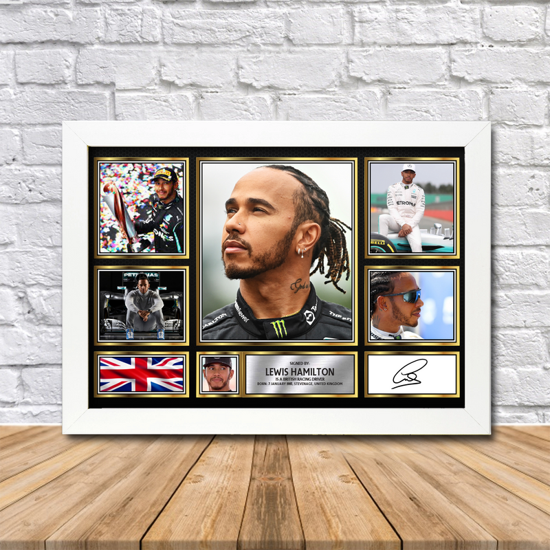 Lewis Hamilton Limited Edition Signed Print 2