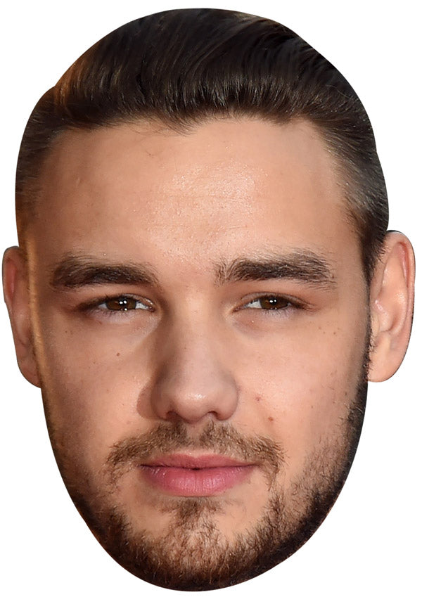 LIAM PAYNE JB - Music Star Fancy Dress Cardboard Celebrity Party Face Mask