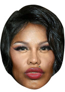 LIL KIM JB - Music Star Fancy Dress Cardboard Celebrity Party Face Mask