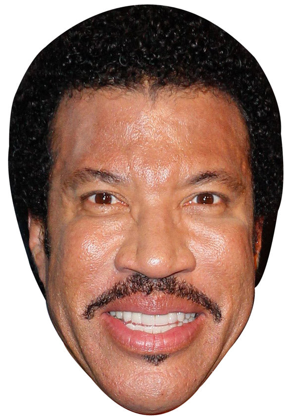 LIONEL RICHIE JB - Music Star Fancy Dress Cardboard Celebrity Party Face Mask