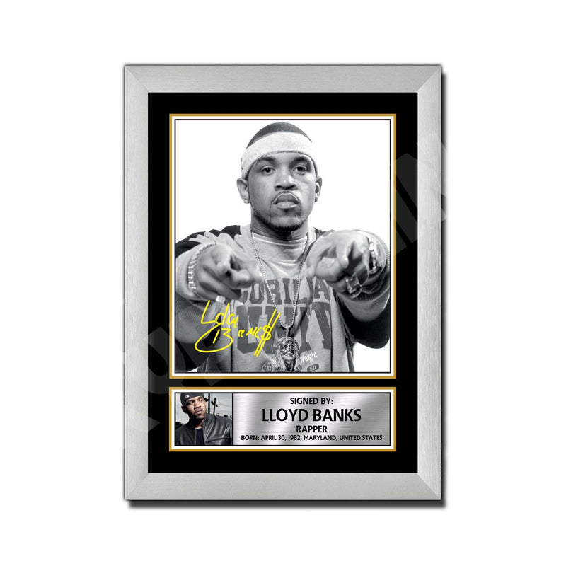 LLOYD BANKS 2 Limited Edition Music Signed Print
