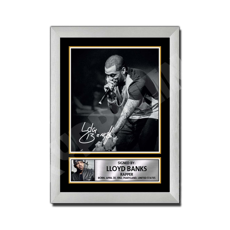 LLOYD BANKS (1) Limited Edition Music Signed Print