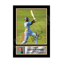 LOOTS BOSMAN 2 Limited Edition Cricketer Signed Print - Cricket Player