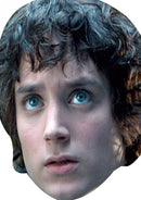 LOTR Frodo Baggins Celebrity Face Mask Fancy Dress Cardboard Costume Mask