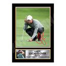 LUCAS GLOVER 2 Limited Edition Golfer Signed Print - Golf