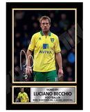 LUCIANO BECCHIO Limited Edition Football Player Signed Print - Football