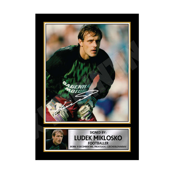 LUDEK MIKLOSKO 2 Football Player Printed Signature Print