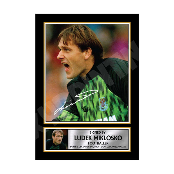 LUDEK MIKLOSKO (1) Football Player Printed Signature Print