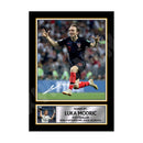 LUKA MODRIC 2 Limited Edition Football Player Signed Print - Football