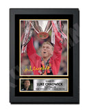 LUKE CHADWICK (1) Limited Edition Football Player Signed Print - Football