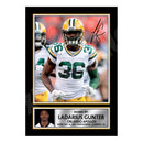 LaDarius Gunter 1 Limited Edition Football Signed Print - American Footballer