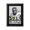 La'el Collins Limited Edition Football Signed Print - American Footballer
