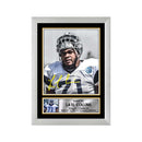 La'el Collins Limited Edition Football Signed Print - American Footballer