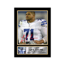 La'el Collins 2 Limited Edition Football Signed Print - American Footballer