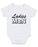 Laddies Man Personalised Baby Boy Girl Unisex Short Sleeve Bodysuit