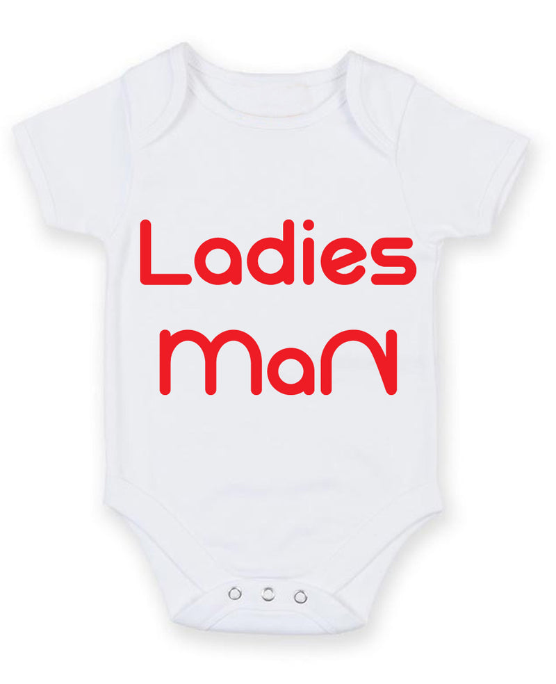 Ladies Man Baby Grow Bodysuit