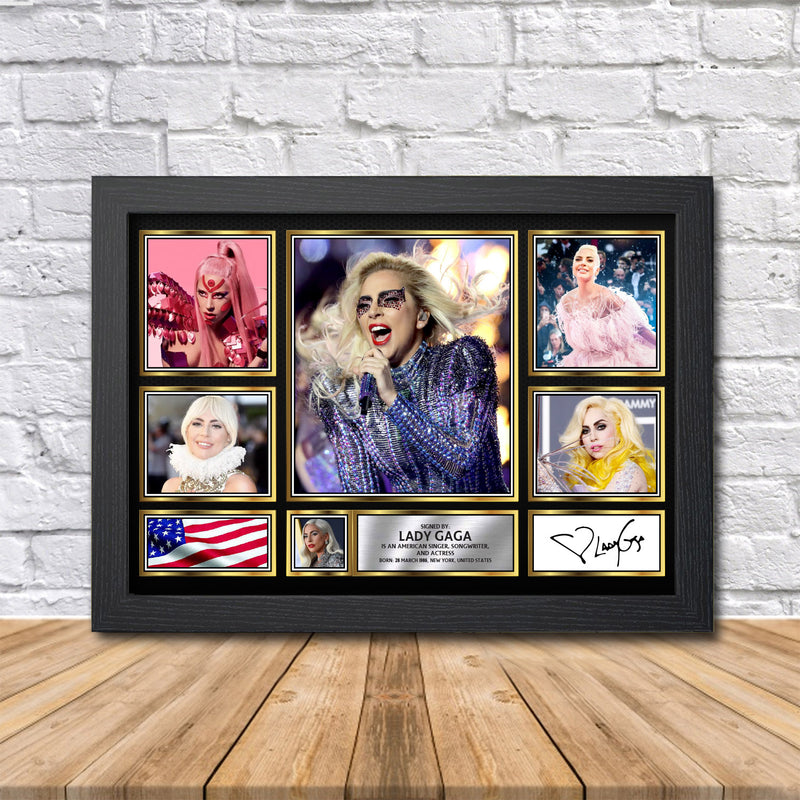 Lady Gaga Limited Edition Signed Print