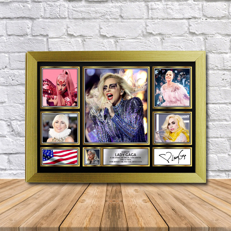 Lady Gaga Limited Edition Signed Print