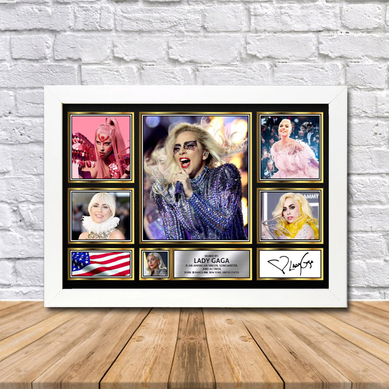 Lady Gaga Limited Edition Signed Print