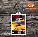 Lamborghini American Challenge Game Inspired Retro Gaming Keyring