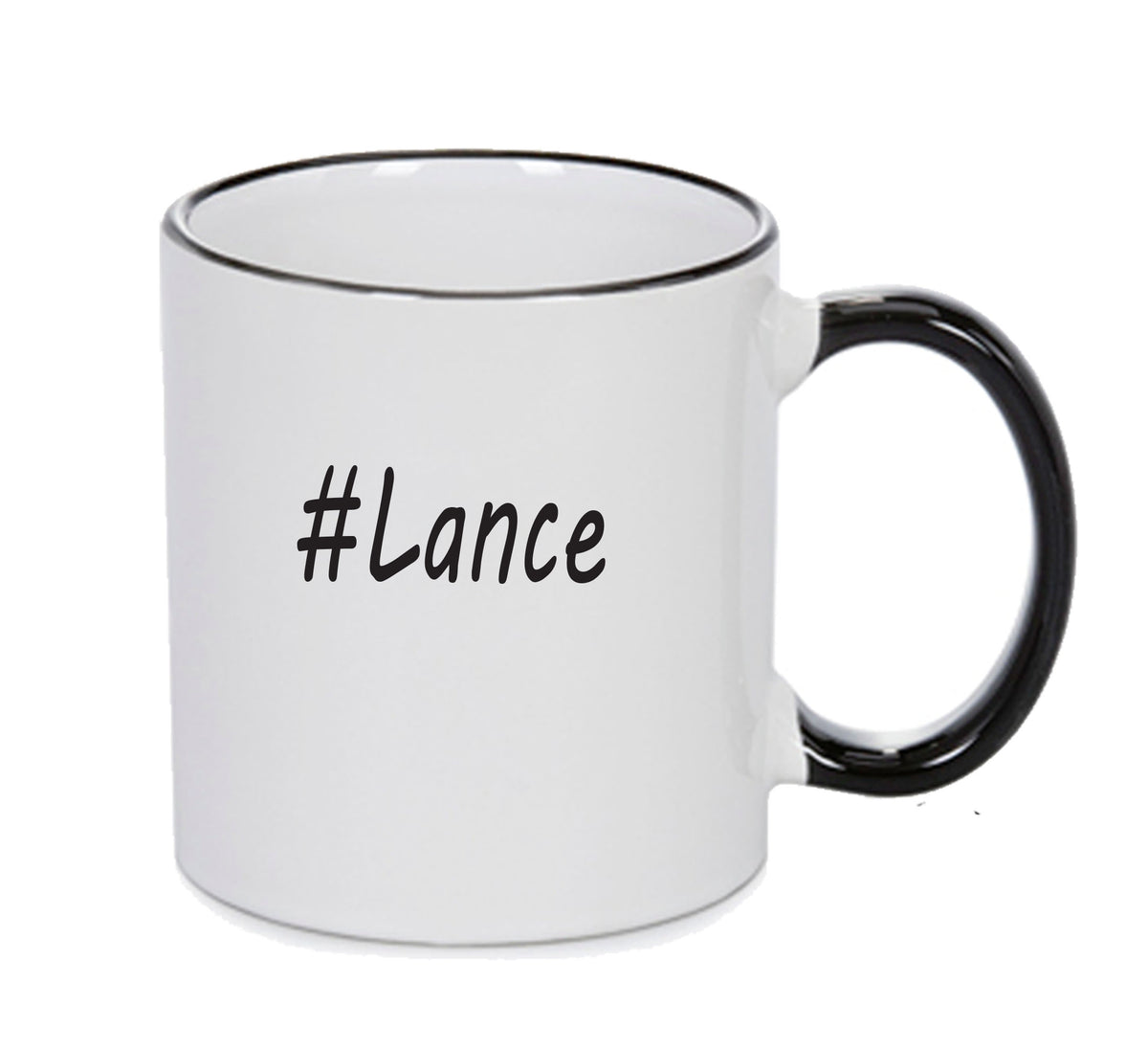 Personalised Your CUSTOM Name Lance Printed Mug – printed mug product image 1