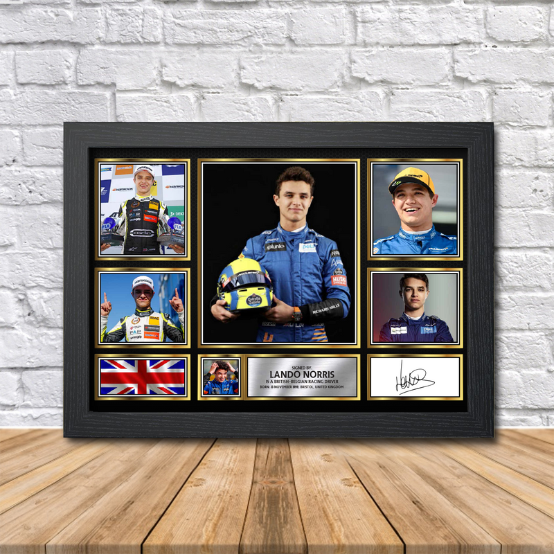 Lando Norris Limited Edition Signed Print