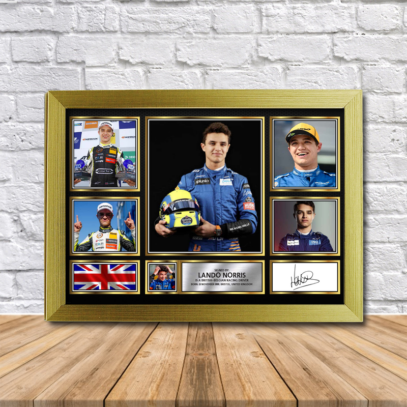 Lando Norris Limited Edition Signed Print