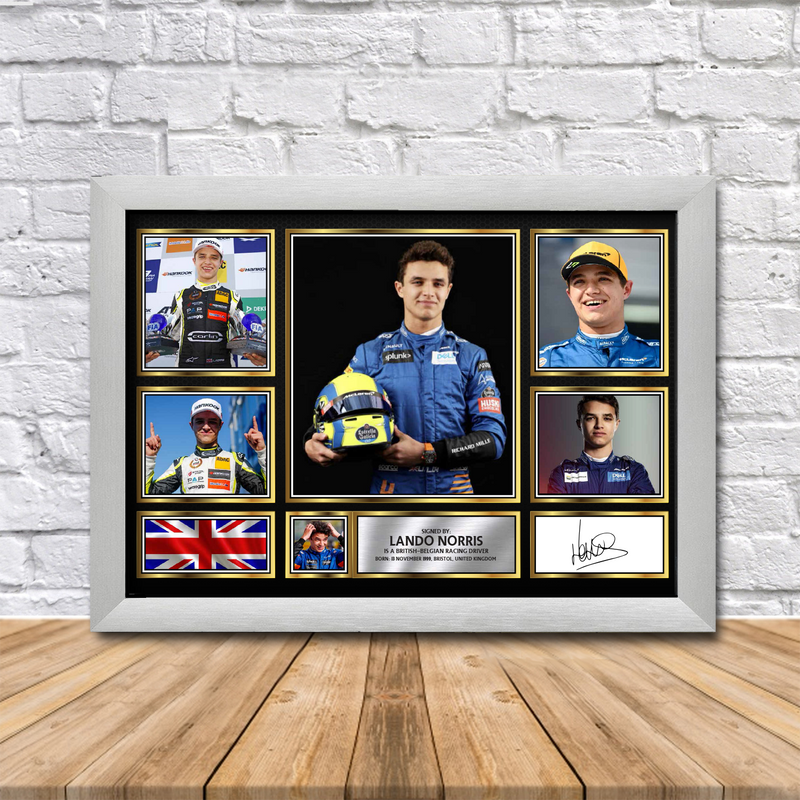 Lando Norris Limited Edition Signed Print