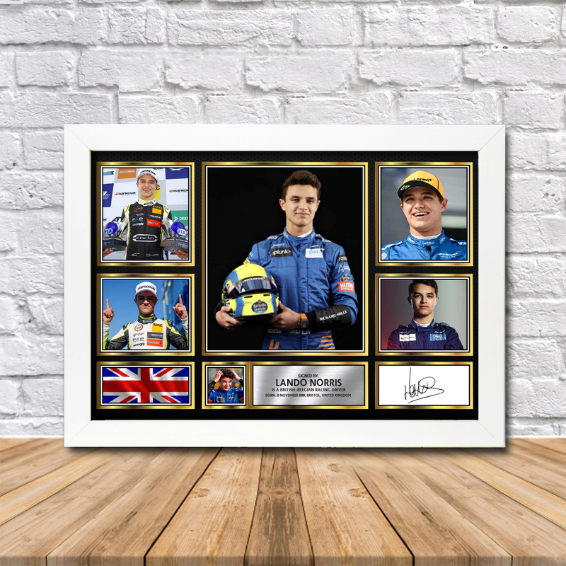 Lando Norris Limited Edition Signed Print