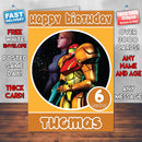 Landscape Theme Style Personalised Kids Inspired Movie Birthday Card (SA)