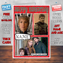 Lannister Family Personalised INSPIRED STYLE Game Of Thrones Birthday Card New 2017