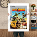 Laser Invasion Retro GAME INSPIRED THEME Nintendo NES Gaming A4 A3 A2 Or A1 Poster Art 345