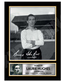 Laurie Hughes 1 Limited Edition Football Player Signed Print - Football