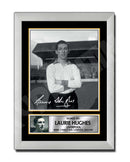 Laurie Hughes 1 Limited Edition Football Player Signed Print - Football