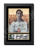 Laurie Hughes 2 Limited Edition Football Player Signed Print - Football