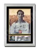 Laurie Hughes 2 Limited Edition Football Player Signed Print - Football