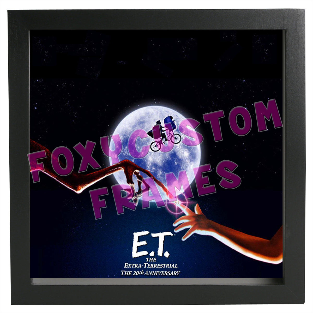 ET the Extraterrestrial - Moon 2 - Lego Display Case - Minifigure Display Background and Frames – ET the Extraterrestrial - Moon 2 - Lego Display Case - Minifigure Display