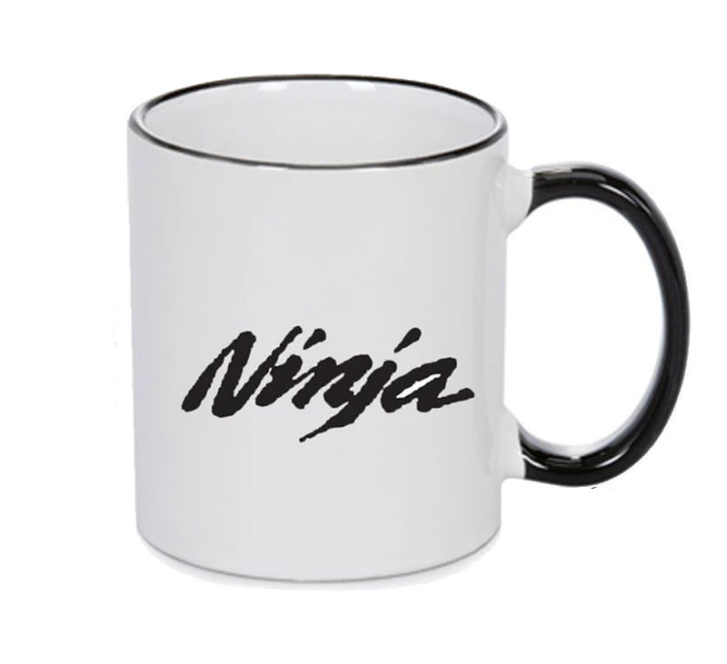 Ninja black Personalised Printed Mug