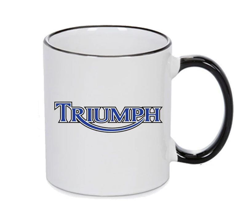 Triumph blue Personalised Printed Mug