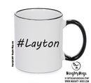 Personalised Your CUSTOM Name Layton Printed Mug