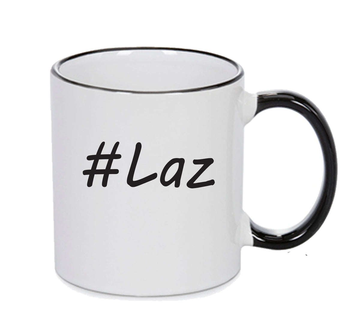 Personalised Your CUSTOM Name Laz Printed Mug – printed mug product image 1