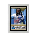 LeGarrette Blount 2 Limited Edition Football Signed Print - American Footballer
