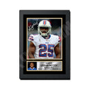 LeSean McCoy 2 Limited Edition Football Signed Print - American Footballer