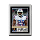 LeSean McCoy 2 Limited Edition Football Signed Print - American Footballer