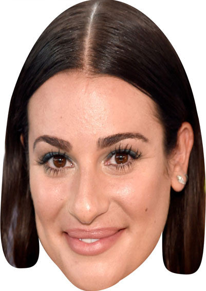 Lea Michele Face Mask – Fancy Dress Cardboard Costume Mask