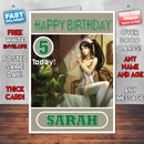 Personalised League Of Legends 1 Inspired Style Game Kids Inspired Birthday Card (SA)