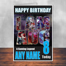 League Of Legends THEME INSPIRED Style PERSONALISED Kids Adult FUNNY Birthday Card