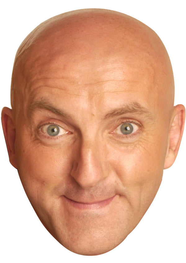 LEE HURST JB - Funny Comedian Fancy Dress Cardboard Celebrity Party Face Mask