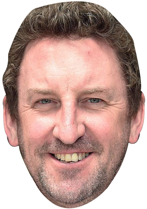 LEE MACK JB - Funny Comedian Fancy Dress Cardboard Celebrity Party Face Mask