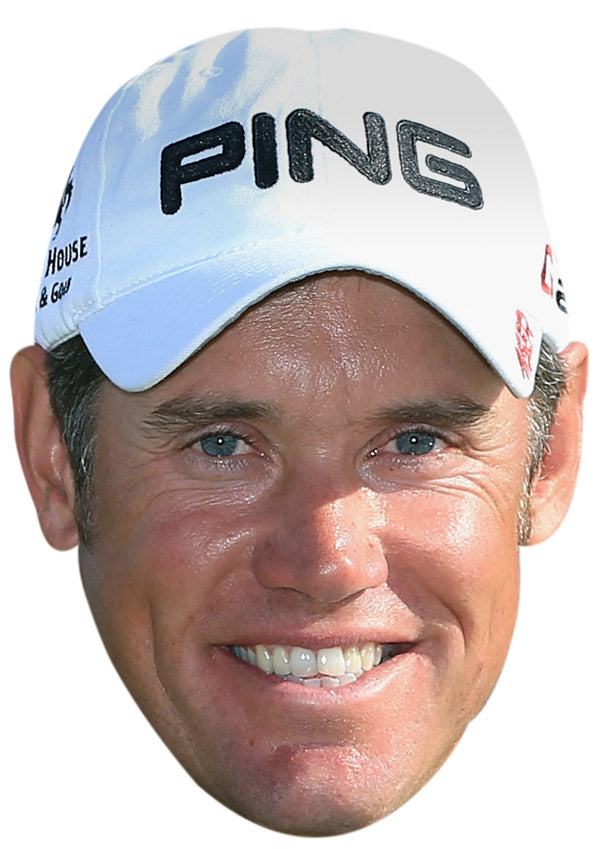 LEE WESTWOOD JB - Golf Fancy Dress Cardboard Celebrity Party Face Mask